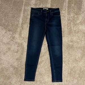 Levi 720 super skinny crop size 27